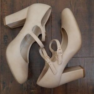 City classified nude heels